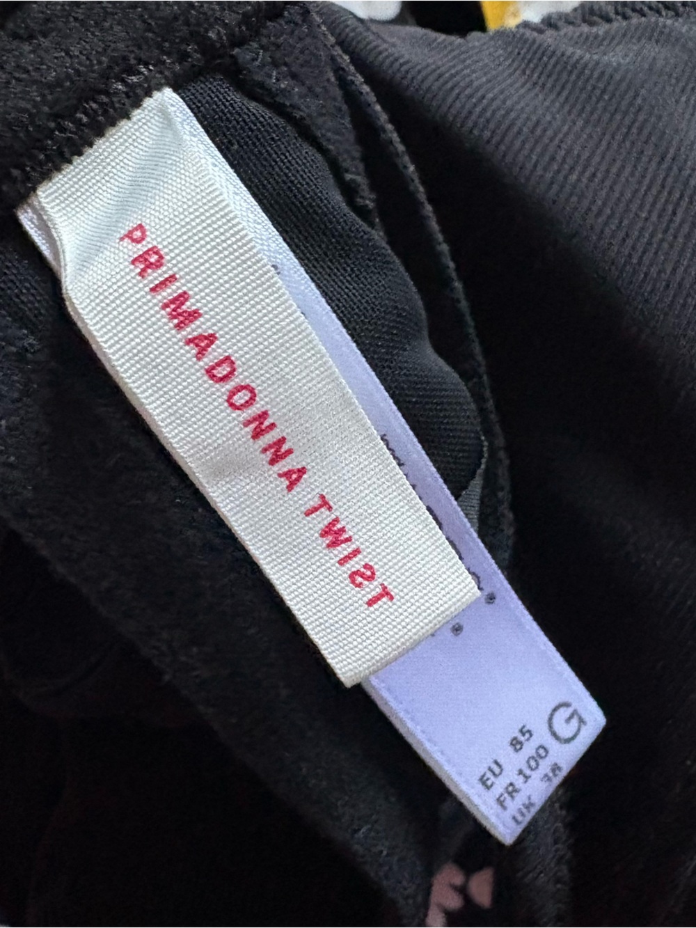 Primadonna twist bra black foam lined prima Donna lingerie - Picture 8 of 10